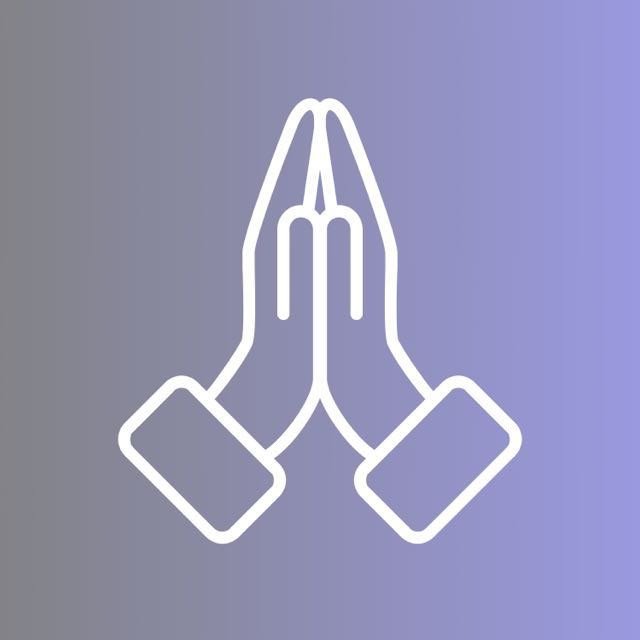 Voorbidder pictogram